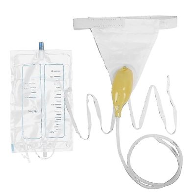 Uudelleenkäytettävä silikoninen virtsapussi aikuisille - hengittävä pissankerääjä miehille/naisille liikkuvuus Support_JC