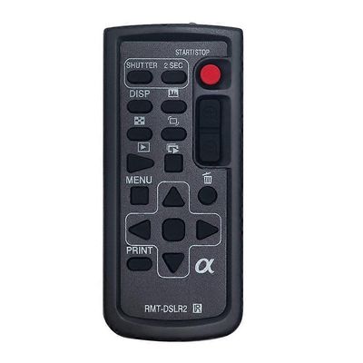 Kaukosäätimen vaihto RMT-DSLR2 Sony NEX-6 NEX-7 NEX-5 NEX-5N digitaalikameran ohjaimelle Musta