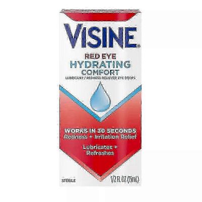 Visine Red Eye kosteuttavat Comfort silmätipat, 0,5 fl oz