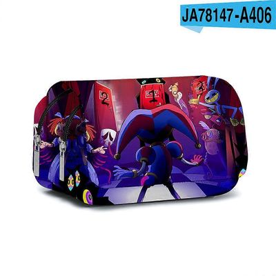 Amazing Digital Circus Amazing Digital Circus kaksikerroksinen flip-top penaali paperitavaralaatikko 2 Double layer flip pen bag