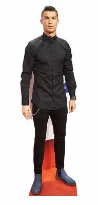 Cristiano Ronaldo Lifesize papp åpning / Standee / stå opp
