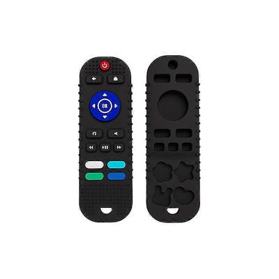 Vauvan kaukosäätimen muoto silikonipurulelut Musta