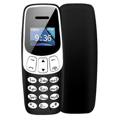 J7 Maailman pienin puhelin mini matkapuhelin Bluetooth-puhelin MP3-soitin äänenvaihtimella Musta