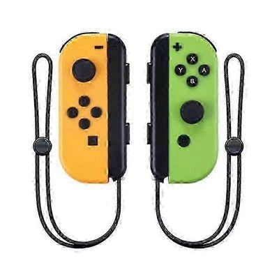 Langaton Joycon-ohjain Nintendo Switchille, tukee herätystoimintoa, vasen oikea kaukosäädin Yellow Green
