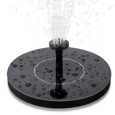 Linkrunning Solar Fountain, Solar Pond Pump med 1.5w monokrystallinsk Solar Fountain Vandpumpe 7v Udendørs Solar Pump Fountain Som vist As shown