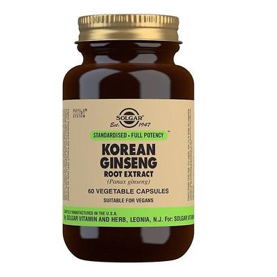 Solgar koreansk ginseng rod ekstrakt Vegicaps 60 (12537119)