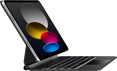 Timoom Slim magneettinen taustavalaistu näppäimistökotelo 10. sukupolven iPadille (10.9-tuumainen, 2022) - langaton kansi näppäimistöllä ja Multi-t...