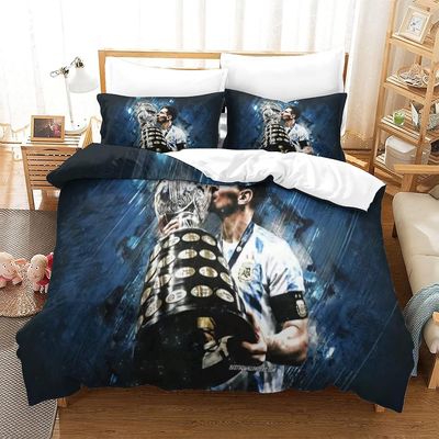 PGtaa jalkapallotähti Lionel Messi pussilakanasetti vuodevaatteet lapsille Pojat Tytöt Puun oksat Lohduttaja Peitto Peitto 1 pussilakana tyynyllä S...