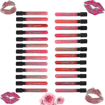 25 farver Kvinde langvarig kosmetik læbestift skinnende blank magic color