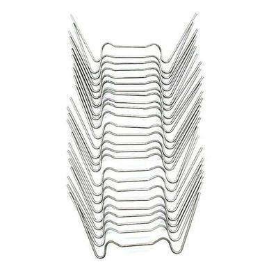 Varychmoo Rustfrit stål W Z Type Have Wire Drivhus Glas Klip W(50pcs)