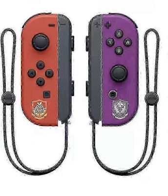 Joypadille (l / r) Nintendo Switch -ohjaimelle - vasen ja oikea langaton kaukosäädin rannehihnalla VERMILION LIMITED