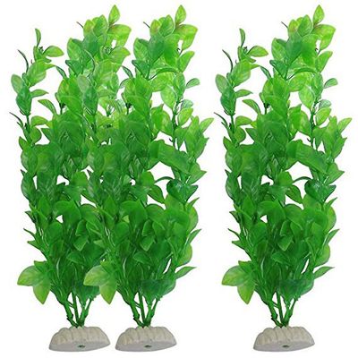 3pcs kunstige undervandsplanter Akvarium Tank Tang Dekoration Vand Græs