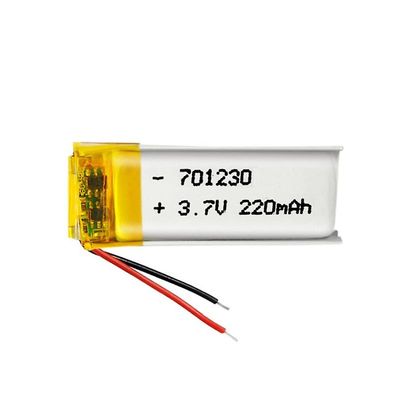 3.7v 220mah lipo batteri 701230 litium polymer battericeller kompatible kompatible mp3 hodetelefonpute dvd bluetooth-kamera airpods pro