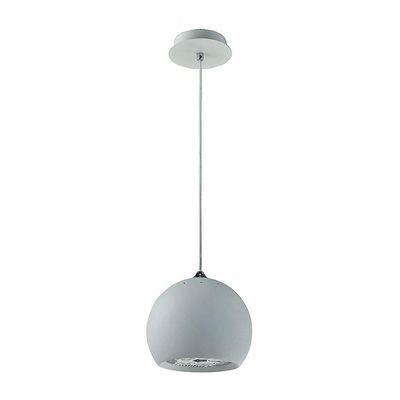 Italux Lighting Italux Regina WH - Moderne hængende vedhæng Hvid 1 Lys med hvid skygge, E27