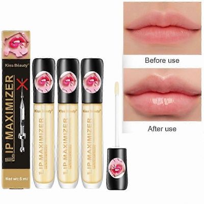 3kpl Lip Plumper Lip Gloss Maximizer Volume Bigger Lips Lines