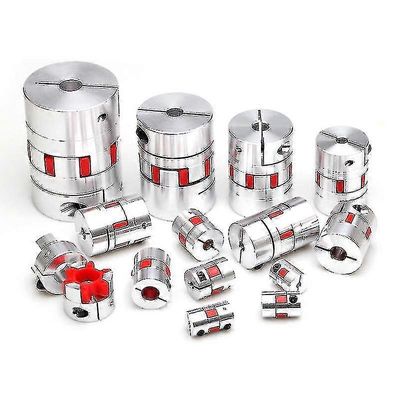 Moottorin joustava luumukytkin - hämähäkkileuan akseliliitin Boris 4x8