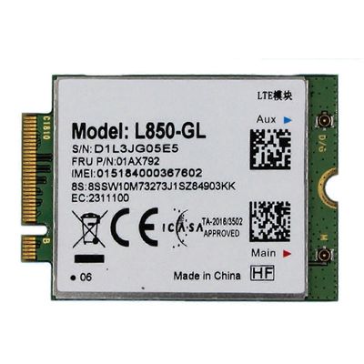 L850-GL 01AX792 M.2 -kortti 4G LTE -moduuli Lenovo ThinkPad X1 Carbonille
