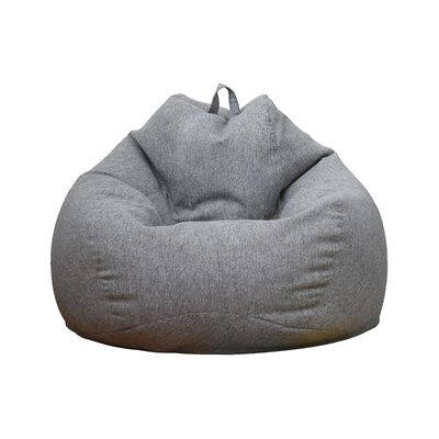 Ny ekstra stor bønne bag stoler sofa sofa cover innendørs lat solseng for voksne barn sellwell Grå 80 * 90cm