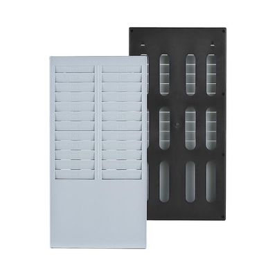 24 taskupaikkaa aikakorttiteline seinälle kiinnitettävä pidike toimistosäilytys punssille vaaleanvihreä