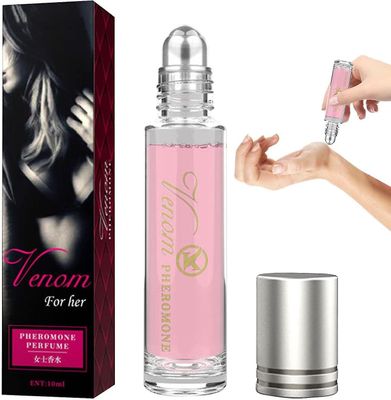 Kryin 2x 10ml Eau De Parfum Høj attraktiv naturlig roll-on æterisk olie varig feromon parfume til kvindelig feromon parfume