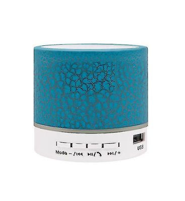 Knæk Bluetooth-højttaler, Mini Subwoofer trådløs lys udsender Speakerblue