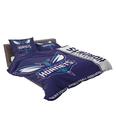 v2788 Lakanat Charlotte Hornets NBA-koripallopussilakanasetti Vuodevaatteet Lakanat IU2788 135x200cm 53x78in
