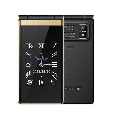 Rainbuvvy YEEMI M1 + Dual SIM 4G Flip matkapuhelin Dual Display 2.8 / 1.77 tuumaa 1800mAh akku mp3 mp4 FM-radio monikielinen Bluetooth-matkapuhelin...