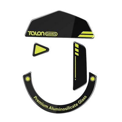 Lasiset hiiren jalat, jotka ovat yhteensopivat G502-langattoman hiiren kanssa, pyöreät ja kaarevat hiiren lasirullat Musta