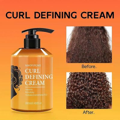 Curl Defining Cream, Professional Curl Cream, Defining Curl Cream kiharille ja aaltoileville hiuksille, Curl Cream ohuille tai paksuille hiuksille 1pc