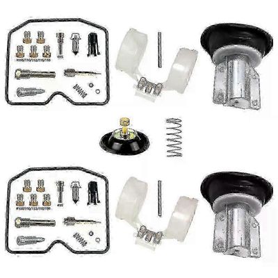 Kawasaki KLE 500 KLE500-A kaasuttimen korjaussarja 1991-2003 männän kalvon kelluvilla osilla Walkbee AF hwy