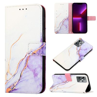 Gangxun Kompatibel med Realme Gt 2 Pro Case Wallet, marmorkortholder Pu læder tegnebog C2