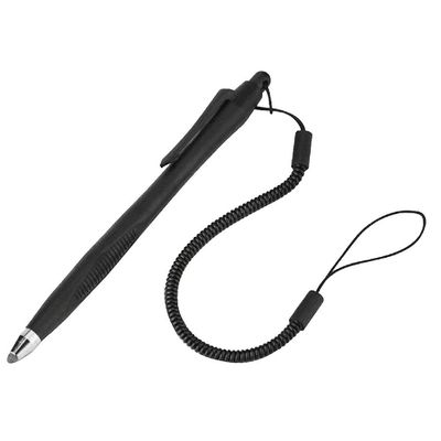 Fiauli Anti-lost Lanyard kosketusnäytön kynä iPad 2018 Huawei Mate Samsung Musta