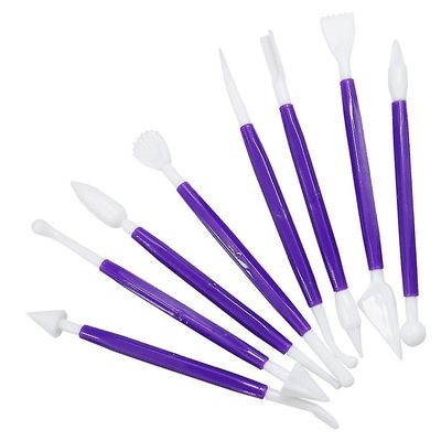 8 Stk kit sugarcraft fondant kage udsmykning modellering værktøjer dekorationer 217