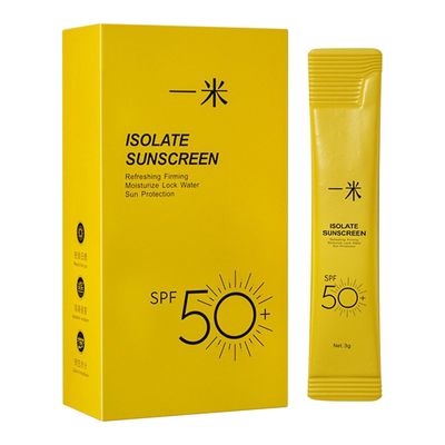 Kuankuanbao Utendørs hele kroppen solkrem SPF50 Proof Portable solkrem lotion 60ml Hvit