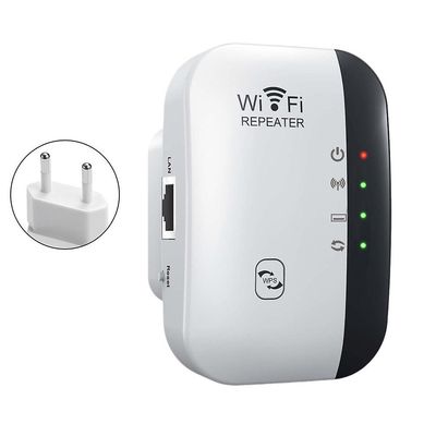 300Mbps WirelessSignalRepeater 2.4G WiFi-alueetExtenderit InternetBooster Valkoinen EU Plug