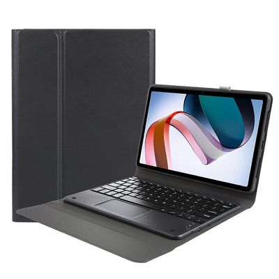 Xiaomi Redmi Pad Erittäin ohut Bluetooth-näppäimistön nahkakotelo kosketuslevyllä Musta