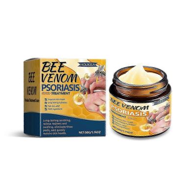 Mehiläisen myrkky psoriaasivoide, Mehiläisen myrkky psoriaasin hoitovoide, Ihoa lievittävä kutinaa ehkäisevä voide, Ihonhoitoa rauhoittava voide, K...