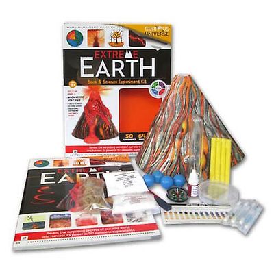 RBA Imports EXTREME EARTH Curious Universe Science 26 Pieces Kit 50 Eksperimenter 64 sider