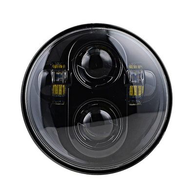 Motor Vehicle Lighting 5-3/4" 5.75 Led forlygte til Yamaha V-star Xvs 650 950 til motorcykel Bobber Cafe Racer 40w 45w 65w 80w forlygter 40W No halo
