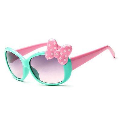 Fashion Kids udendørs solbriller Børn Cute Bowknot Briller Uv solbriller F