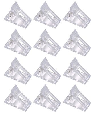 Grape Pp 12 stykker Polygel negleclips, neglespidsclips, neglespidser klip negleklip