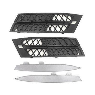 4 stk bil foran støtfanger lukket ytre grille for 5 'F07 GT 535i GT 550i GT 2010-2013 51117200735 51117200736