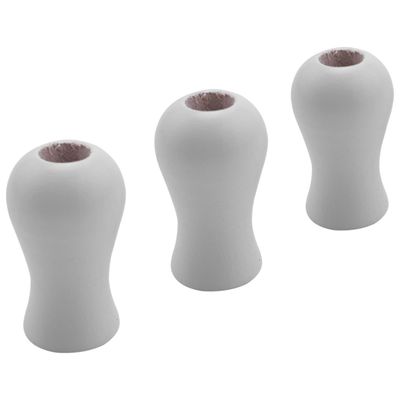 12 Pack Vindu Blind Wood Cord Knotter Wooden Ball Blind Små anheng Pull End for persienner eller nyanser Hvit
