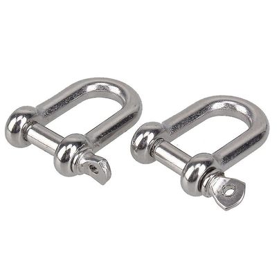 2Pcs rustfrit stål d lænke marine t304 båd skygge rigning m4