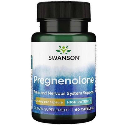 Swanson Pregnenolone 25mg kapselit 60
