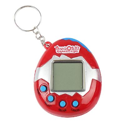 Vicbuy Tamagotchi Elektroninen Cyber Pet Retro Lelut Virtuaalinen Peli Avain Rengas Punainen