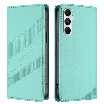 Samsung Galaxy A05s 4G Puhelinkotelot Punk Style Painettu Lompakko Teline Nahkakuori - Mintunvihreä Monivärinen Mint Green