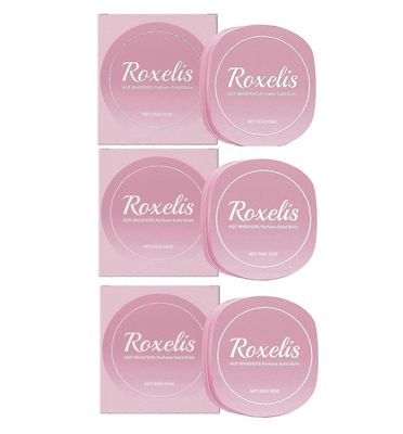 Kiinteä hajuvesibalsami - luonnolliset ainesosat, pitkäkestoinen tuoksu, kannettava naisten hajuvesi, sopiva 3PCS