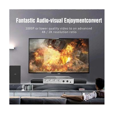 KM200 4K Karaoke -äänimikseri Äänimikseri Kahden mikrofonin tulon äänenvoimakkuuden säätö lavalle KTV Room-EU-pistoke Hopea