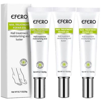 3x Efero Nail Cream Treatment Repair Gel Fuktgivande Och Lyster Xinda
